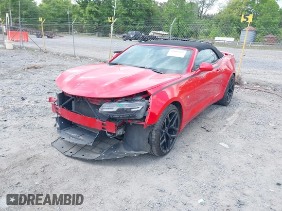 2019 Chevrolet Camaro 1LT with VIN 1G1FB3DS4K0127377, listed as a IAAI auction lot 42091231 with 122,599 mi miles. Bid and sale history available at carsss.com. Image 2.