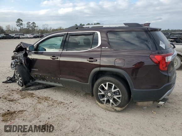 2021 GMC Acadia SLE with VIN 1GKKNKLS9MZ157731, listed as a Copart auction lot 41391635 with 64,347 mi miles and Salvage Title. Bid and sale history available at DreamBid. Image 2.