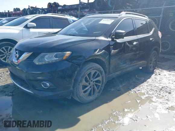2016 Nissan Rogue SV with VIN 5N1AT2MT7GC738989, listed as a IAAI auction lot 41434425 with 166,021 mi miles. Bid and sale history available at carsss.com. Image 17.