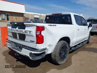 2022 Chevrolet Silverado 1500 RST with VIN 1GCUDEED1NZ551197, listed as a IAAI auction lot 41879518 with 65,042 mi miles and . Bid and sale history available at DreamBid. Image 4.