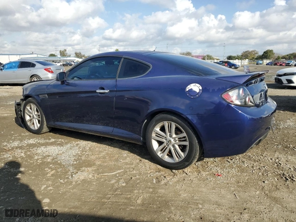 2007 Hyundai Tiburon GS with VIN KMHHM66D37U249105, listed as a Copart auction lot 42967305 with 137,844 mi miles and Salvage Title. Bid and sale history available at carsss.com. Image 2.