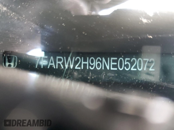 2022 Honda CR-V Touring z VIN 7FARW2H96NE052072, wystawiony jako Copart lot #52214465 z przebiegiem 63 832 mil mil oraz Szkoda całkowita • Salvage title. Historia ofert i sprzedaży dostępna na DreamBid. Obrazek 13.