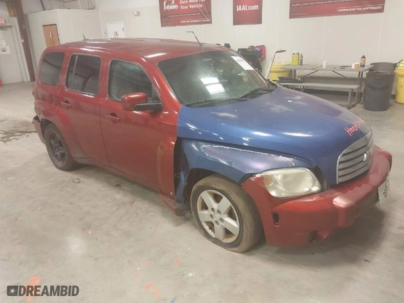 2008 Chevrolet HHR LT with VIN 3GNCA23P98S710377, listed as a IAAI auction lot 41610077 with 1 miles. Bid and sale history available at carsss.com. Image 1.