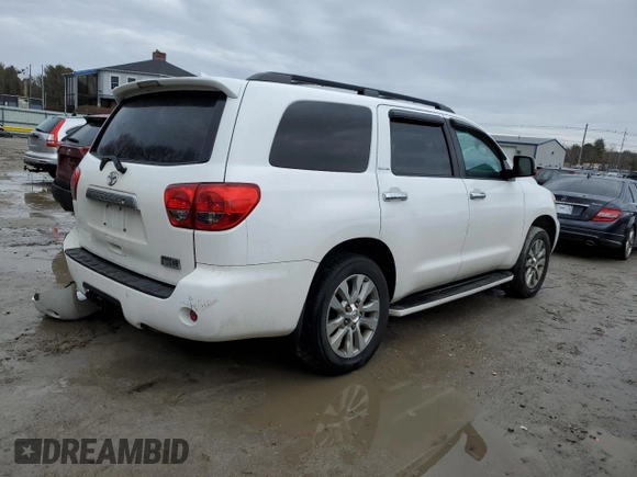 2012 Toyota Sequoia Limited with VIN 5TDJY5G19CS067805, listed as a Copart auction lot 47855825 with 132,711 mi miles and Clean Title. Bid and sale history available at carsss.com. Image 3.