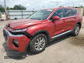 2019 Hyundai Santa Fe SE with VIN 5NMS2CAD3KH129391, listed as a Copart auction lot 63482205 with 98,286 mi miles and Salvage title. Bid and sale history available at DreamBid. Image 1.