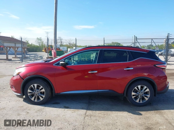 2015 Nissan Murano S z VIN 5N1AZ2MHXFN244039, wystawiony jako IAAI lot #42257227 z przebiegiem 122 038 mil mil oraz . Historia ofert i sprzedaży dostępna na DreamBid. Obrazek 13.