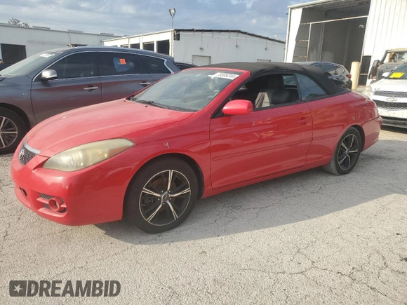 2007 Toyota Solara SE with VIN 4T1FA38PX7U109672, listed as a Copart auction lot 73306244 with Not Provided miles and Salvage Title. Bid and sale history available at DreamBid. Image 1.