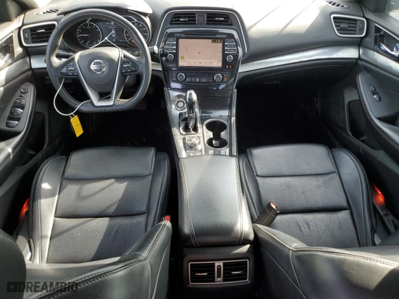 2021 Nissan Maxima SV with VIN 1N4AA6CV1MC503574, listed as a Copart auction lot 46443265 with 83,841 mi miles and Salvage Title. Bid and sale history available at carsss.com. Image 8.