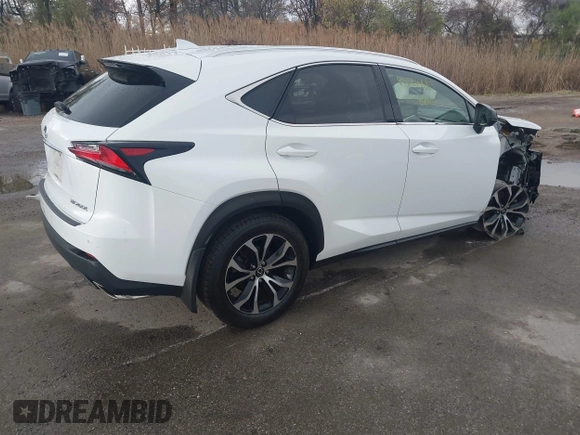 2017 Lexus NX with VIN JTJBARBZ3H2110771, listed as a IAAI auction lot 41961883 with 62,240 mi miles. Bid and sale history available at carsss.com. Image 4.
