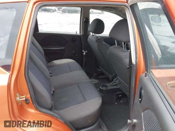 2006 Chevrolet Aveo LS with VIN KL1TD66646B518732, listed as a IAAI auction lot 42331787 with 145,491 mi miles and . Bid and sale history available at DreamBid. Image 8.