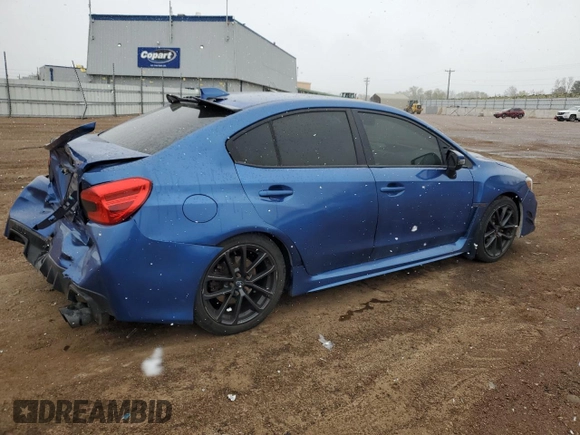 2017 Subaru WRX Limited with VIN JF1VA1N63H8833896, listed as a Copart auction lot 53896345 with 77,093 mi miles and Salvage title. Bid and sale history available at DreamBid. Image 3.