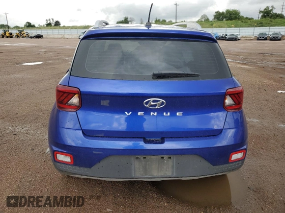 2023 Hyundai Venue Limited with VIN KMHRC8A35PU259250, listed as a Copart auction lot 61553225 with 19,087 mi miles and Salvage title. Bid and sale history available at DreamBid. Image 6.