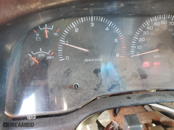 1998 Dodge Ram 1500 with VIN 1B7HF16Y7WS633175, listed as a Copart auction lot 82380274 with 236,009 mi miles and Salvage Title. Bid and sale history available at carsss.com. Image 9.