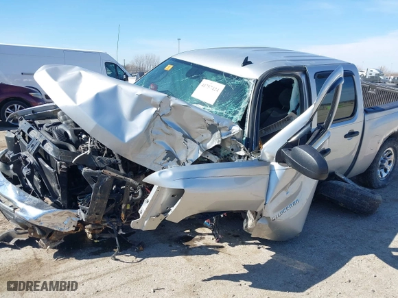2010 Chevrolet Silverado 1500 LS with VIN 3GCRKREA3AG205283, listed as a IAAI auction lot 41757424 with 1 mi miles. Bid and sale history available at carsss.com. Image 6.
