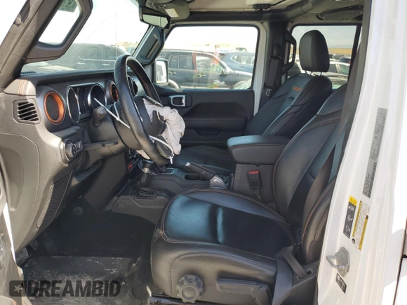 2021 Jeep Gladiator Mojave with VIN 1C6JJTEG2ML554046, listed as a Copart auction lot 54058304 with 53,143 mi miles and Salvage title. Bid and sale history available at DreamBid. Image 7.