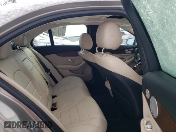 2021 Mercedes-Benz C 300 with VIN W1KWF8EB5MR646112, listed as a Copart auction lot 88865085 with 35,300 mi miles and Salvage Title. Bid and sale history available at carsss.com. Image 10.
