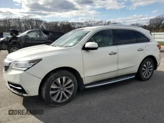2014 Acura MDX Technology with VIN 5FRYD3H49EB010968, listed as a Copart auction lot 52149615 with 116,353 mi miles and Clean title. Bid and sale history available at DreamBid. Image 1.