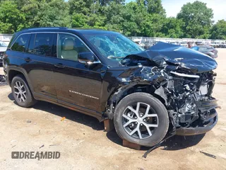 2024 Jeep Grand Cherokee Limited with VIN 1C4RJHBG7R8932773, listed as a IAAI auction lot 42305677 with Not provided miles and . Bid and sale history available at DreamBid. Image 1.