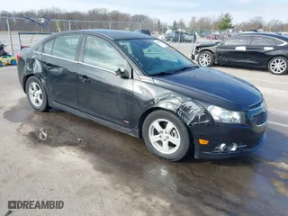 2014 Chevrolet Cruze 1LT with VIN 1G1PC5SBXE7315607, listed as a IAAI auction lot 41801985 with 98,341 mi miles. Bid and sale history available at carsss.com. Image 1.