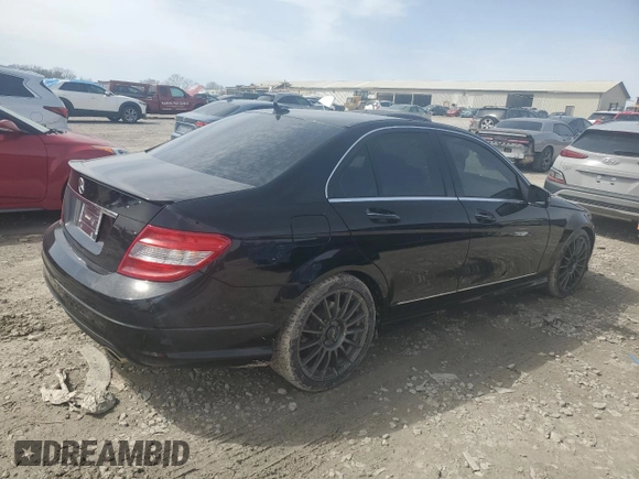 2011 Mercedes-Benz C 350 Sport with VIN WDDGF5GB9BR154003, listed as a Copart auction lot 48178435 with 141,584 mi miles and Salvage title. Bid and sale history available at DreamBid. Image 3.