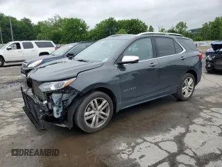 2019 Chevrolet Equinox Premier z VIN 3GNAXYEX8KS637239, wystawiony jako Copart lot #61392495 z przebiegiem 147 563 mil mil oraz Szkoda całkowita • Salvage title. Historia ofert i sprzedaży dostępna na DreamBid. Obrazek 1.