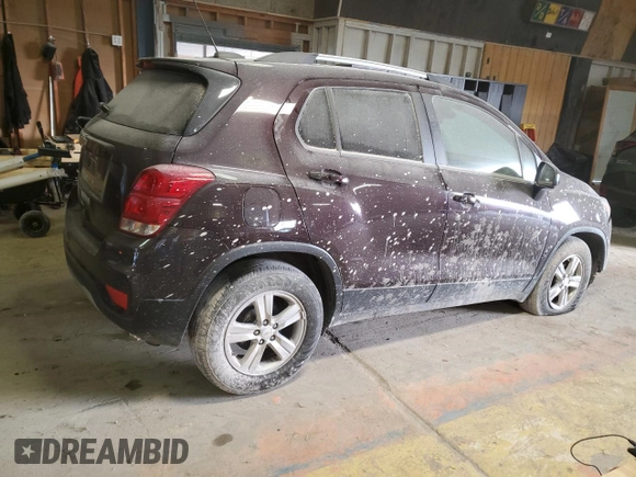 2021 Chevrolet Trax LT with VIN KL7CJLSBXMB330388, listed as a Copart auction lot 88713025 with 51,079 mi miles and Non repairable. Bid and sale history available at DreamBid. Image 3.