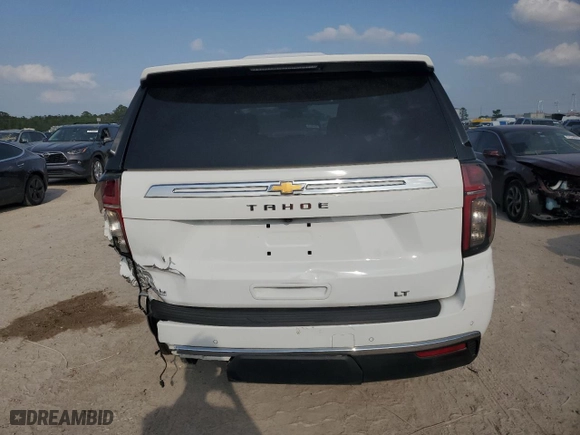 2021 Chevrolet Tahoe LT with VIN 1GNSCNKD5MR402845, listed as a Copart auction lot 51485385 with 68,369 mi miles and Salvage Title. Bid and sale history available at carsss.com. Image 6.