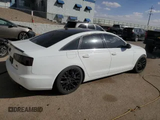 2012 Audi A6 3.0T Premium Plus with VIN WAUGGAFC3CN035282, listed as a Copart auction lot 47581675 with 126,733 mi miles and Salvage Title. Bid and sale history available at carsss.com. Image 3.