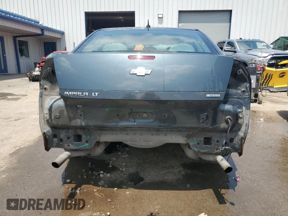 2014 Chevrolet Impala LT with VIN 2G1WB5E36E1135587, listed as a Copart auction lot 64557805 with 95,105 mi miles and Salvage title. Bid and sale history available at DreamBid. Image 6.