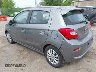 2017 Mitsubishi Mirage ES with VIN ML32A3HJ3HH022451, listed as a IAAI auction lot 42268192 with 45,565 mi miles and . Bid and sale history available at DreamBid. Image 3.