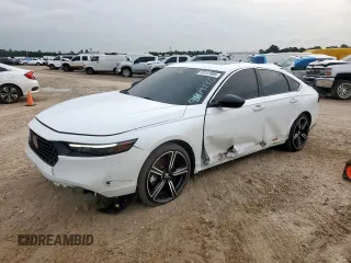 2024 Honda Accord Sport с VIN 1HGCY2F50RA022061, выставлен на аукционе Copart как лот 59141905 с пробегом 19 728 миль миль и Списание • Salvage title. История ставок и продаж доступна на DreamBid. Изображение 1.