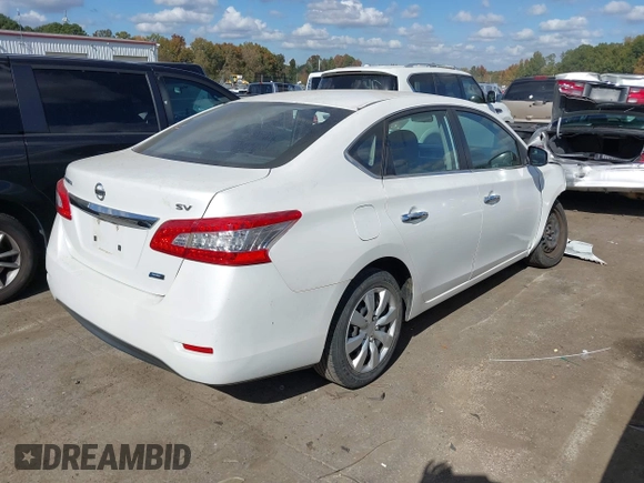 2014 Nissan Sentra S with VIN 3N1AB7APXEL662717, listed as a IAAI auction lot 40998099 with 133,363 mi miles and . Bid and sale history available at DreamBid. Image 4.
