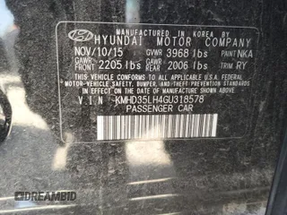 2016 Hyundai Elantra GT with VIN KMHD35LH4GU318578, listed as a Copart auction lot 73292584 with 0 mi miles and Salvage Title. Bid and sale history available at carsss.com. Image 13.