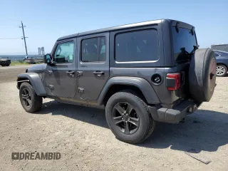 2021 Jeep Wrangler Unlimited Sport S with VIN 1C4HJXDNXMW795690, listed as a Copart auction lot 54250015 with 23,175 mi miles and Salvage title. Bid and sale history available at DreamBid. Image 2.