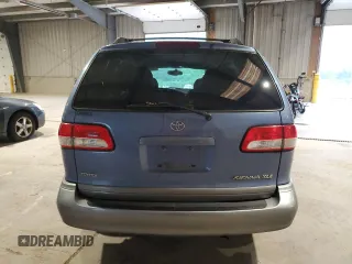 2002 Toyota Sienna LE with VIN 4T3ZF13C42U437712, listed as a Copart auction lot 64836245 with 151,693 mi miles and Salvage title. Bid and sale history available at DreamBid. Image 6.