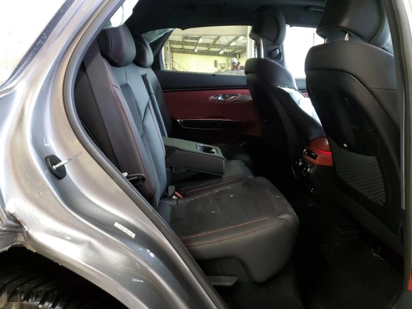 2022 Genesis GV70 3.5T Sport with VIN KMUMCDTC3NU012338, listed as a Copart auction lot 42691625 with 67,161 mi miles and Salvage Title. Bid and sale history available at carsss.com. Image 11.