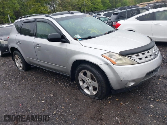 2003 Nissan Murano SE z VIN JN8AZ08W83W231298, wystawiony jako IAAI lot #42239796 z przebiegiem Nie podano mil oraz . Historia ofert i sprzedaży dostępna na DreamBid. Obrazek 1.