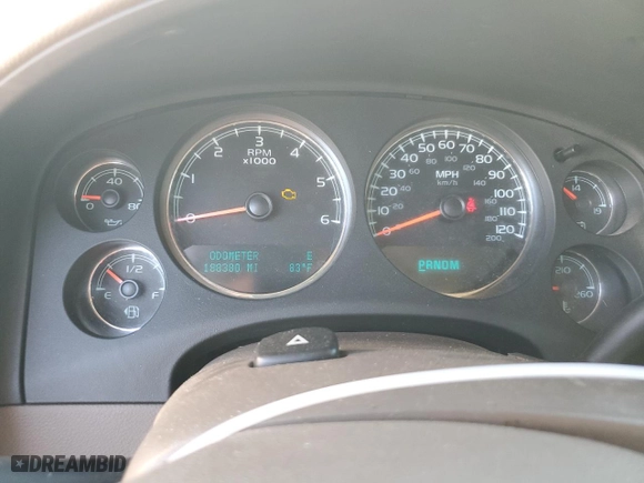 2009 Chevrolet Suburban LT w/2LT with VIN 1GNFC26J89R301726, listed as a Copart auction lot 73559004 with 188,380 mi miles and Salvage Title. Bid and sale history available at carsss.com. Image 9.