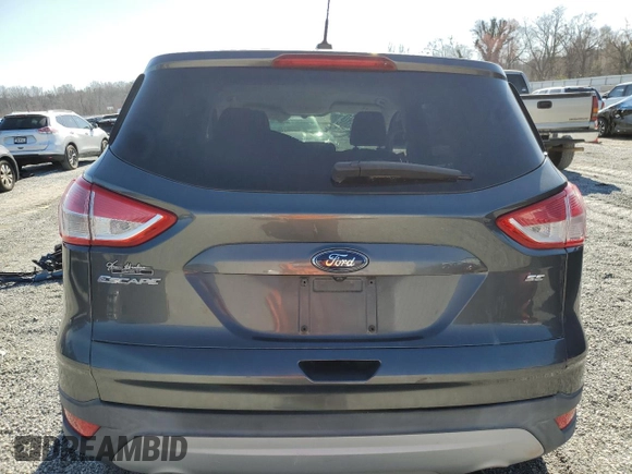 2016 Ford Escape SE with VIN 1FMCU0G73GUC34264, listed as a Copart auction lot 48526425 with 0 mi miles and Salvage Title. Bid and sale history available at carsss.com. Image 6.