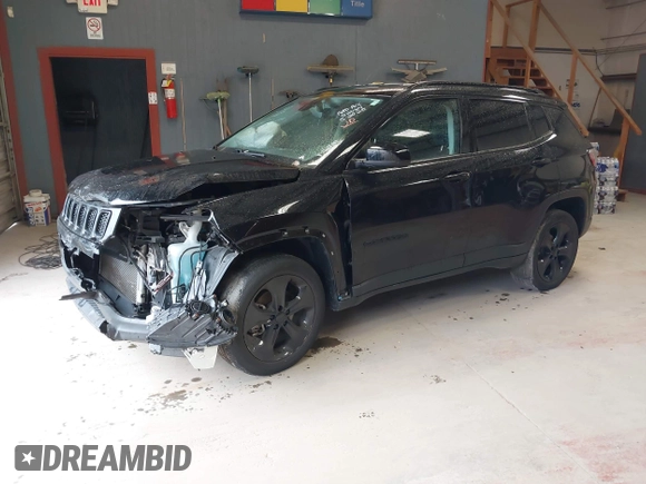 2021 Jeep Compass Latitude z VIN 3C4NJDBB9MT552064, wystawiony jako IAAI lot #42345320 z przebiegiem 57 080 mil mil oraz . Historia ofert i sprzedaży dostępna na DreamBid. Obrazek 17.