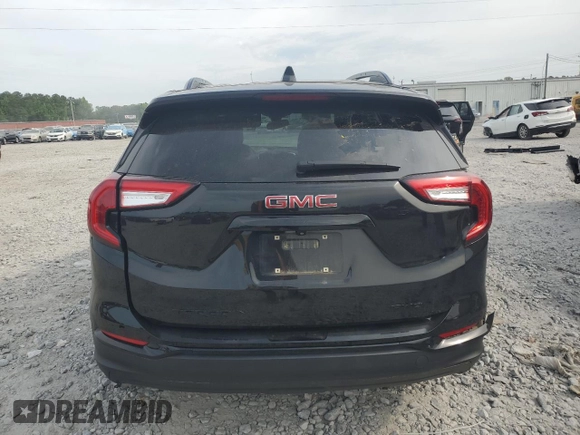 2024 GMC Terrain SLT with VIN 3GKALVEG6RL203641, listed as a Copart auction lot 53974855 with 37,997 mi miles and Salvage title. Bid and sale history available at DreamBid. Image 6.