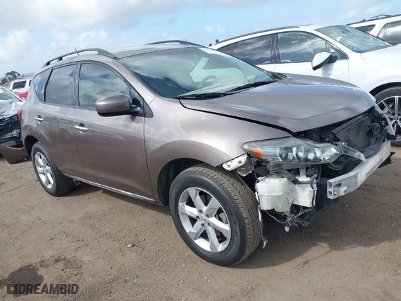 2009 Nissan Murano S with VIN JN8AZ18U19W003902, listed as a IAAI auction lot 41925909 with 112,252 mi miles. Bid and sale history available at carsss.com. Image 1.