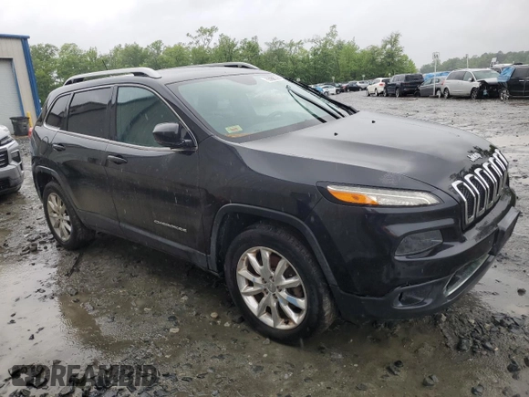 2014 Jeep Cherokee Limited with VIN 1C4PJMDS0EW215591, listed as a Copart auction lot 55275965 with 127,782 mi miles and Clean title. Bid and sale history available at DreamBid. Image 4.