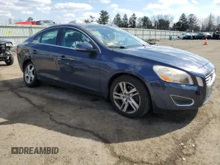 2013 Volvo S60 T5 Premier with VIN YV1612FS5D1218067, listed as a Copart auction lot 46903005 with 61,668 mi miles and Salvage title. Bid and sale history available at DreamBid. Image 4.