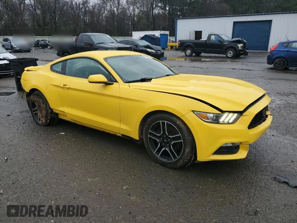 2015 Ford Mustang V6 with VIN 1FA6P8AMXF5402535, listed as a Copart auction lot 42999345 with 188,233 mi miles and Salvage Title. Bid and sale history available at DreamBid. Image 4.