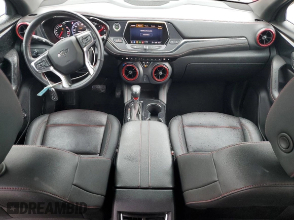 2022 Chevrolet Blazer RS with VIN 3GNKBKRS0NS125686, listed as a Copart auction lot 56734415 with 46,224 mi miles and Salvage title. Bid and sale history available at DreamBid. Image 8.