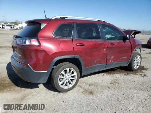 2021 Jeep Cherokee Latitude with VIN 1C4PJLCBXMD192262, listed as a Copart auction lot 57325295 with 208,134 mi miles and Salvage title. Bid and sale history available at DreamBid. Image 3.