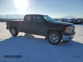 2014 Chevrolet Silverado 1500 LT with VIN 1GCVKREH2EZ400342, listed as a Copart auction lot 43126375 with 160,900 mi miles and Salvage Title. Bid and sale history available at DreamBid. Image 4.