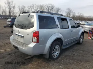 2008 Nissan Pathfinder LE with VIN 5N1BR18B38C623693, listed as a Copart auction lot 50231075 with 0 mi miles and Clean Title. Bid and sale history available at carsss.com. Image 3.