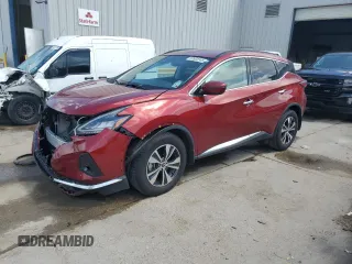 2024 Nissan Murano SV z VIN 5N1AZ2BJ0RC100599, wystawiony jako Copart lot #59902245 z przebiegiem 48 355 mil mil oraz Szkoda całkowita • Salvage title. Historia ofert i sprzedaży dostępna na DreamBid. Obrazek 1.
